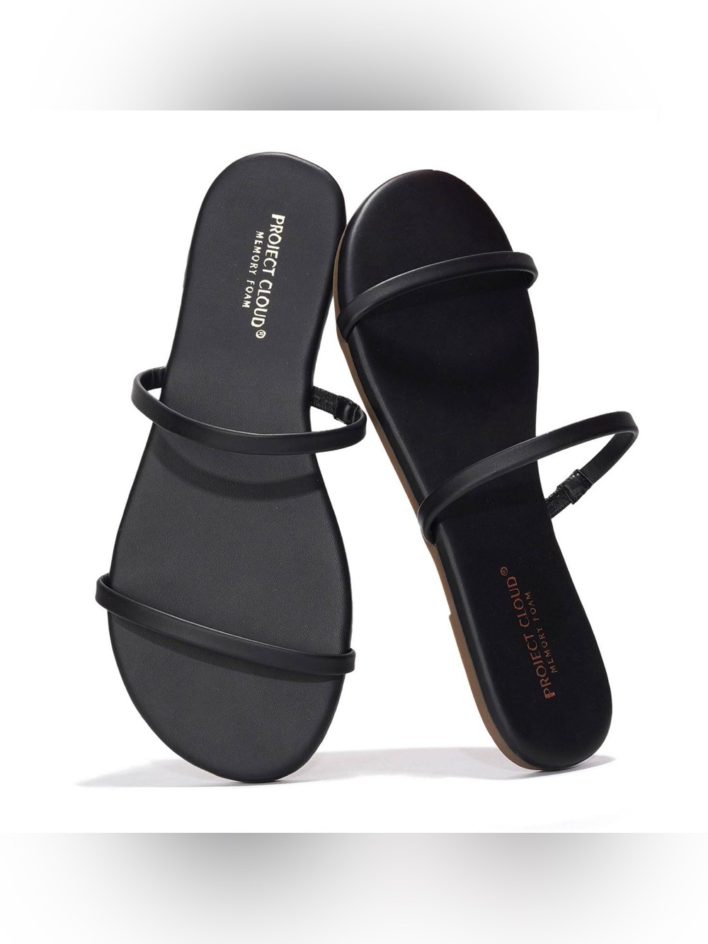 Project Cloud NWT Transition Sandals in Black Size 7.5